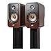 Polk Audio Signature Elite ES20 Bookshelf Speakers Cable Bundle (Walnut)