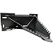 Titan Attachments Economy Series Skid Steer Stump Bucket Tree Scoop, Universal Quick Tach, HD Serrated Leading Edge, Ideal for Ripping Roots & Removing Smaller Tree Stumps, Light Construction