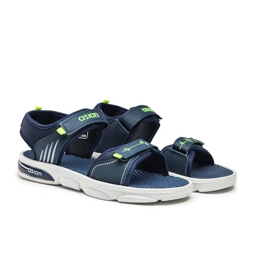 Image of ASIAN Mens Virat-02 Casual Sandals With Adjustable Velcro Closure For Easy Wear With Flexible Fitting And Trendy And Stylish Looks With Unique Sole Design | Ideal For Everyday Use For Boys
