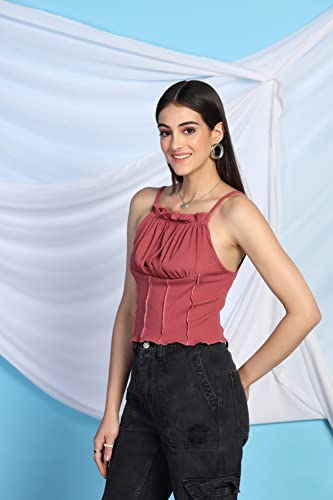 Image of GRECIILOOKS Women's Regular Fit Tops | Tops for Women | Tops for Jeans for Women | Korean Tops for Women | One Piece Dress for Women | Western Tops for Women Stylish