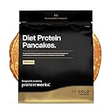 Protein Works | Pancakes Protéinés Diététiques – GOLD Innovation, Préparation en Poudre pour Pancakes Protéinés, Petit-Déjeuner Faible Calorie, Faible Gras & Sucre, Nature, 25 Portions, 1kg