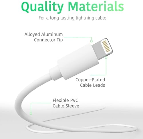 Image of Sounce Phone Type C to Lightning Cable-20W Original [MFi Certified] Fast Charger Cable Power Charging Cord Compatible with iPhone 14 /13 /12 /11 /X /8 /7 /6 /iPad Series (White)