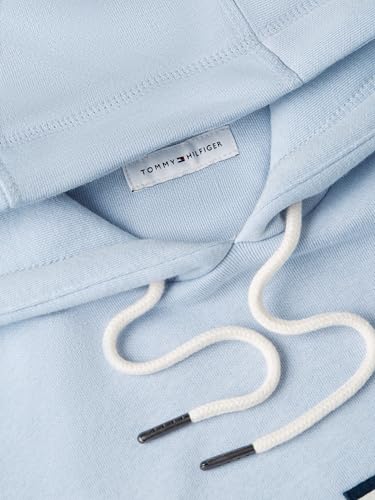 Image of Tommy Hilfiger Men's Medium Weight Fleece Hoodie Sweatshirt With Embroidered Logo, Also Available in Big & Tall