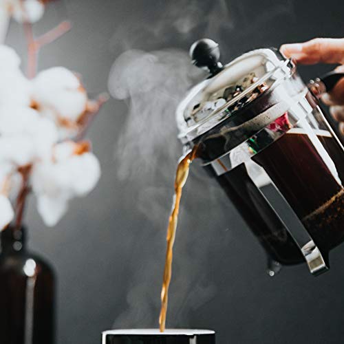 French Press Filter 12 Oz 6 Pack Universal Replacement Reusable Stainless Steel 3 Cup (350 Ml) Mesh Fits Most Coffee Presses With Metal Center Ring #TOP4