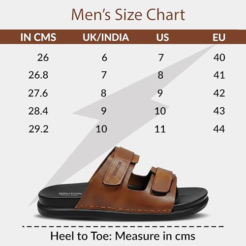 Image of BRUTON Men's STRIVO-1141 Wedge Sandals | Adjustable Buckle Toe Ring Comfort Sandals | Lightweight Cushioned Footbed | Anti-Slip Casual Outdoor & Daily Wear Footwear | Black