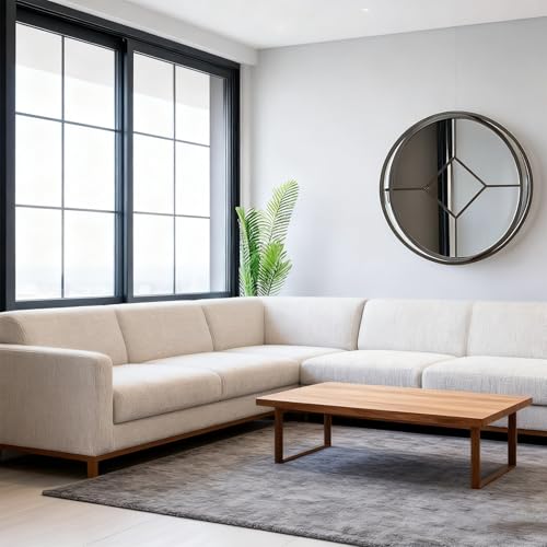 Fenêtre ronde aluminium pivot rotatif 360 pour abri