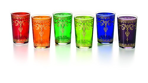 Sita Set de 6 verres à thé orientaux