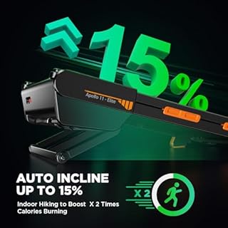 Walking Pad Treadmill with Auto Incline, Vitalwalk Wide Full Deck, 400lbs/350lbs Capacity, Portable Under Desk Treadmills for Home Office, 3.0HP Brushless, Vertical Space-Saving, Ambient Light, TM06