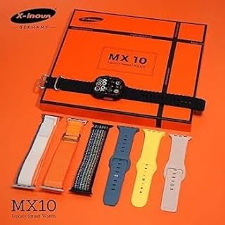 X-INOVA Germany Original MX 10 Smart Watch with 7 Fashion Wristbands and 24/7 (Multicolour)