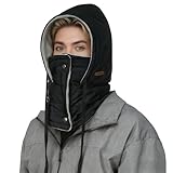 BSITSSS Resistente al Viento Pasamontañas, Térmica Balaclava, Multiusos Pasamontañas Moto, Ski Mask de Punto Elástico, Gorras para Caminatas, Campamentos, Esquí, Pesca en Hielo en Invierno