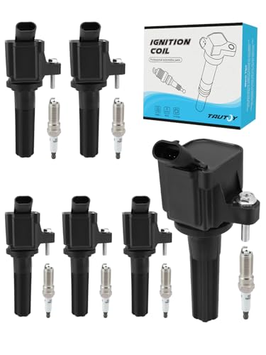 TAUTOY Ignition Coil & Spark Plug Set for GM 2006-2009