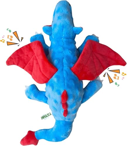 Juguete de peluche dragón para perros de 12 pulgadas miniatura 2