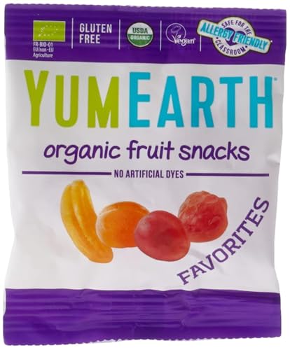 Yumearth Gominolas biológicas sabores a frutas pack de 10 bolsitas 19.8g (total 198g)