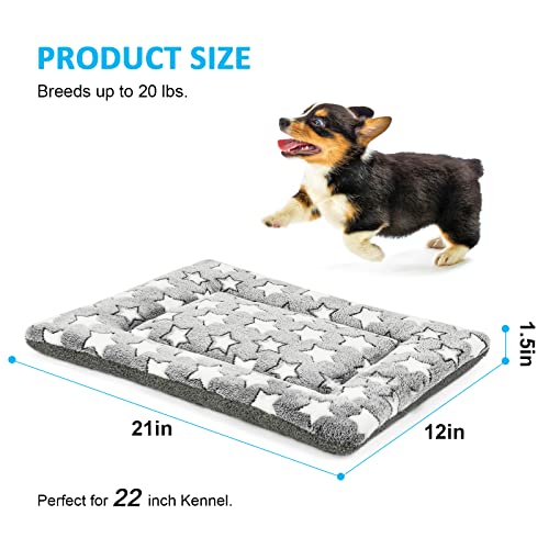 Kigmmro Dog Bed Mat, Reversible Dog Crate Pad For Medium Small Dogs, Machine Washable Pet Bed Pad For 22-Inch Kennel, Portable And Soft Pet Bed Mat #TOP1