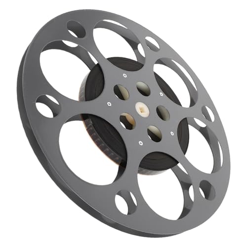 Decoración de pared de hierro LIGHTAOTAO con carrete de película y disco vintage para cine en casa