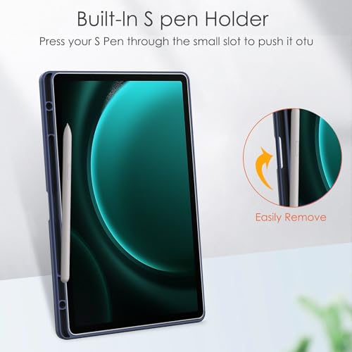 Coque Samsung Galaxy Tab S9 FE Plus 12.4" antichoc transparente TPU - 7