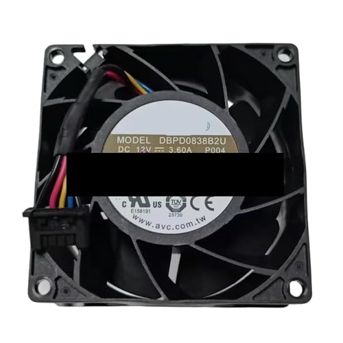Ventilateur serveur DBPD0838B2U 8038 haute puissance 12V 3.6A flux axial de 8cm