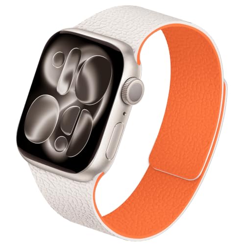 Apple Watch bracelet magnétique silicone pour homme et femme, iWatch Series 11 10 9 46mm 45mm 44mm