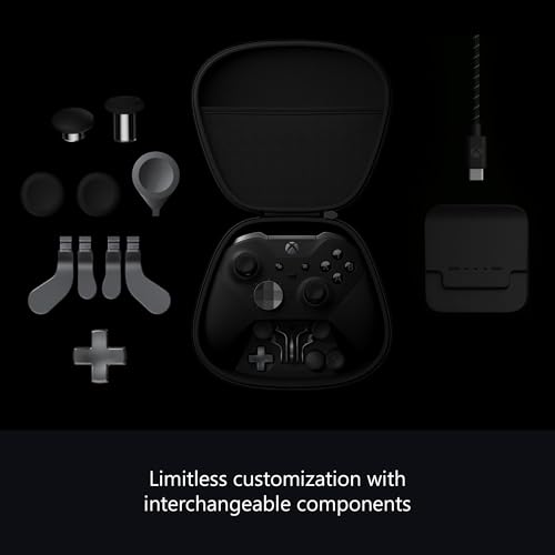 Image of Xbox Elite Series 2 Core Wireless Gaming Controller - Black - Xbox Series X|S, Xbox One, Windows PC, Android, and iOS