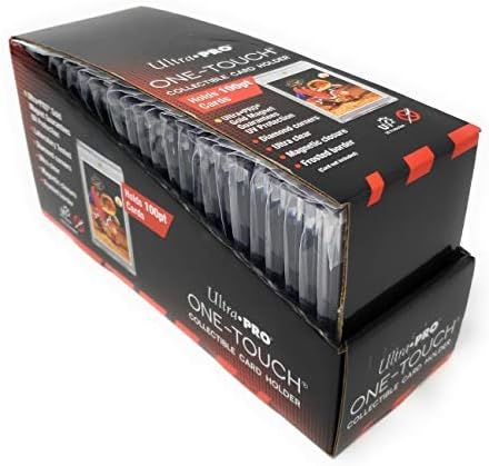 100 pt One Touch Magnetic Holders for Jersey Trading Cards 1- Box 25 Holders