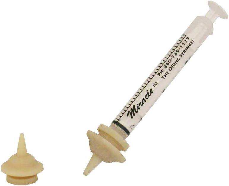 Miracle Nipple Mini Pkg/2 Nipples and Miracle Syringe