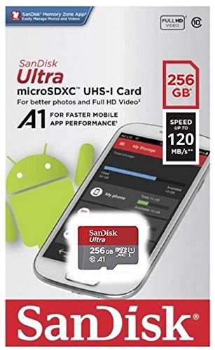 Sandisk Memory Card 256Gb Ultra Microsd Class 10 Works With Xiaomi Redmi Note 9, Xiaomi Redmi 8A Cell Phone (Sdsqua4-256G-Gn6Mn) Bundle With (1) Everything But Stromboli Microsdxc & Sd Card Reader #TOP1