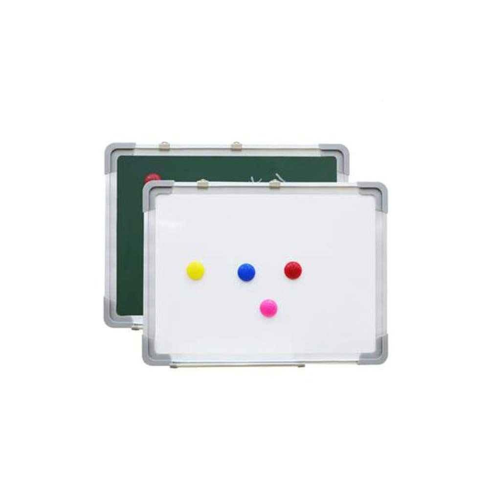 Tableau blanc magnétique REYG double face blanc et vert petit format effaçable à sec