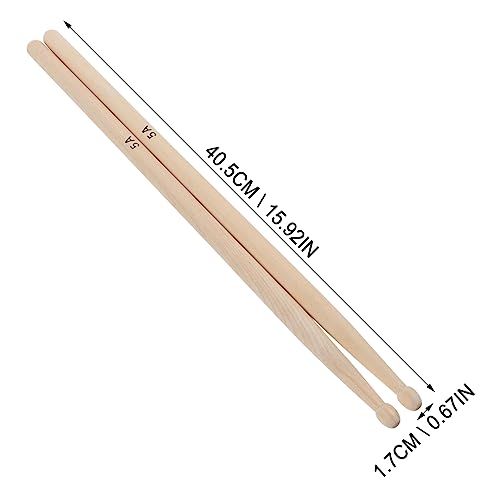 Baquetas de Maple Clásicas 5A para Batería de Práctica miniatura 4