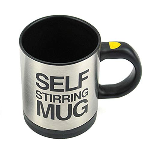 Befound Automatic Electric Self Stirring Mug Coffee Mixing Drinking Cup Stainless Steel