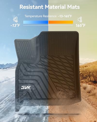 Image of 3W Floor Mats Custom Fit for Chevrolet Traverse 2018-2023