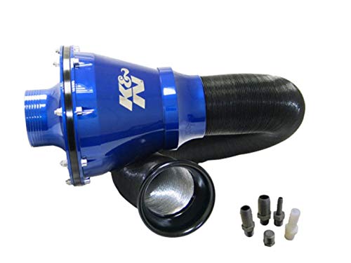 Image of K&N High-Flow Original Lifetime Universal Air Intake System: High Performance, Premium, Guaranteed to Increase Horsepower: Filter Height: 4.875 In, Filter Shape: Round Reverse Tapered, RC-5052AL