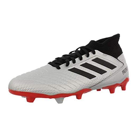 adidas Predator 19.3 Fg Mens Shoes Size 10.5, Color: Silver/Black