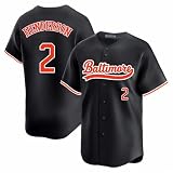 Custom Mens/Women/Youth Baltimore Black Gunnar Henderson Baseball Stitched T-Shirt for Sports Fan