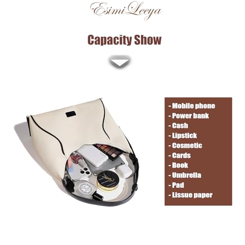 Image of Medium Hobo Purses for Women Contrast Color Canvas Design Women's Shoulder Bags