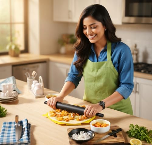 Image of ARTO Samosa Maker - Manual Press Mould for Punjabi Samosa, Kachori, Singara, Gujiya | Easy Folding & Leak-Proof Sealer | Best for Home Kitchen, Tiffin Service & Small Business (Multicolor)(POF-1)
