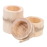 Effet décoratif exquis : ajoute une touche décorative à n'importe quelle table, améliorant l'ambiance comme un bel ornement, photophore en bois, photophore en bois