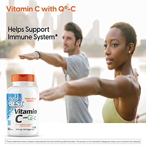 Doctor's Best Vitamin C With Quali-C 1000 Mg, Healthy Immune System, 360 Count #TOP4