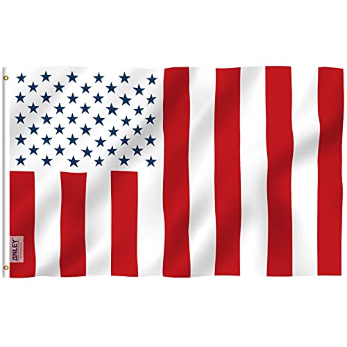 Anley Fly Breeze 3x5 Foot US National Civil Peace Flag - Vivid Color and Fade proof - Canvas Header and Double Stitched - American Civil Peace Flags Polyester with Brass Grommets 3 X 5 Ft