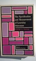 Specification and Measurement of Learning Outcomes B0006BU1XY Book Cover