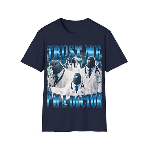 T-shirt humour Trust Me I'm A Doctor bleu pour vos barbecues