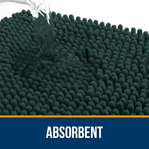 image for OLANLY Bathroom Rugs 59x20, Extra Soft Absorbent Chenille Bath Rugs, R