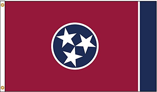 Annin Flagmakers Tennessee State Flag USA-Made to Official State Design Specifications, 4 x 6 Feet (Model 145170)