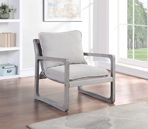 Sillón tapizado plegable Gris 1 asiento miniatura 2