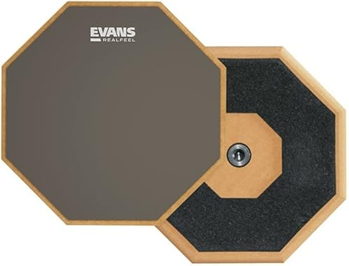 Miniatura 9 de Evans RealFeel - Almohadilla de práctica plegable para pedal de graves almohadilla de práctica de tambor de patada se adapta a pedales individuales