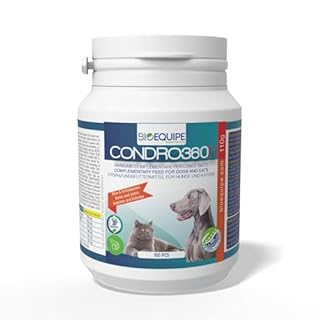Condrob360 Best Glucosamina Condroitina Integratori articolazioni cani Condroprotettore con condroitina glucosamina alto dosaggio 6 mesi- Supporto Articolazioni, Cartilagini e Ossa - antifiammazioni