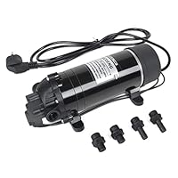 BACOENG AC220V 160 PSI Selbstansaugende Druckwasserpumpe Membranpumpe Trinkwasserpumpe 5.5 Ltr./Min