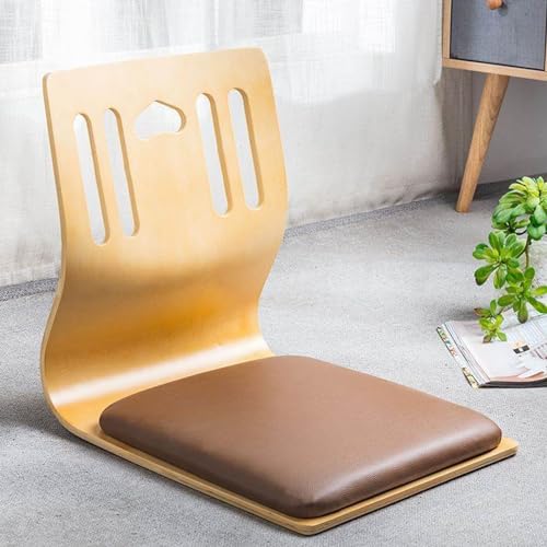 DRXRD Meditation Chair with Back Support,Japanese Floor Chair,Back Jack for The Floor,Floor Seating,Tatami Floor Seats E