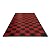 Speedway Garage Floor Mat Kit for 1-Car, Medium, Checkered - Black/Red