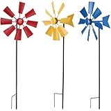 Gartendekoration einem Zweck: Windmühle nicht nur ein dekoratives Stück, sie erfüllt auch einen funktionalen Zweck, indem sie die Brise anmutig einfängt. verleiht Ihrem Garten Dynamik und dient gleichzeitig als charmanter Blickfang.