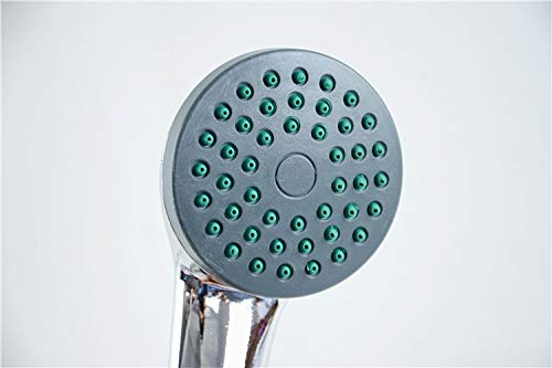 Pomme de douche de galvanoplastie chrome avec très long tuyau pour salle de bains d'hôtel